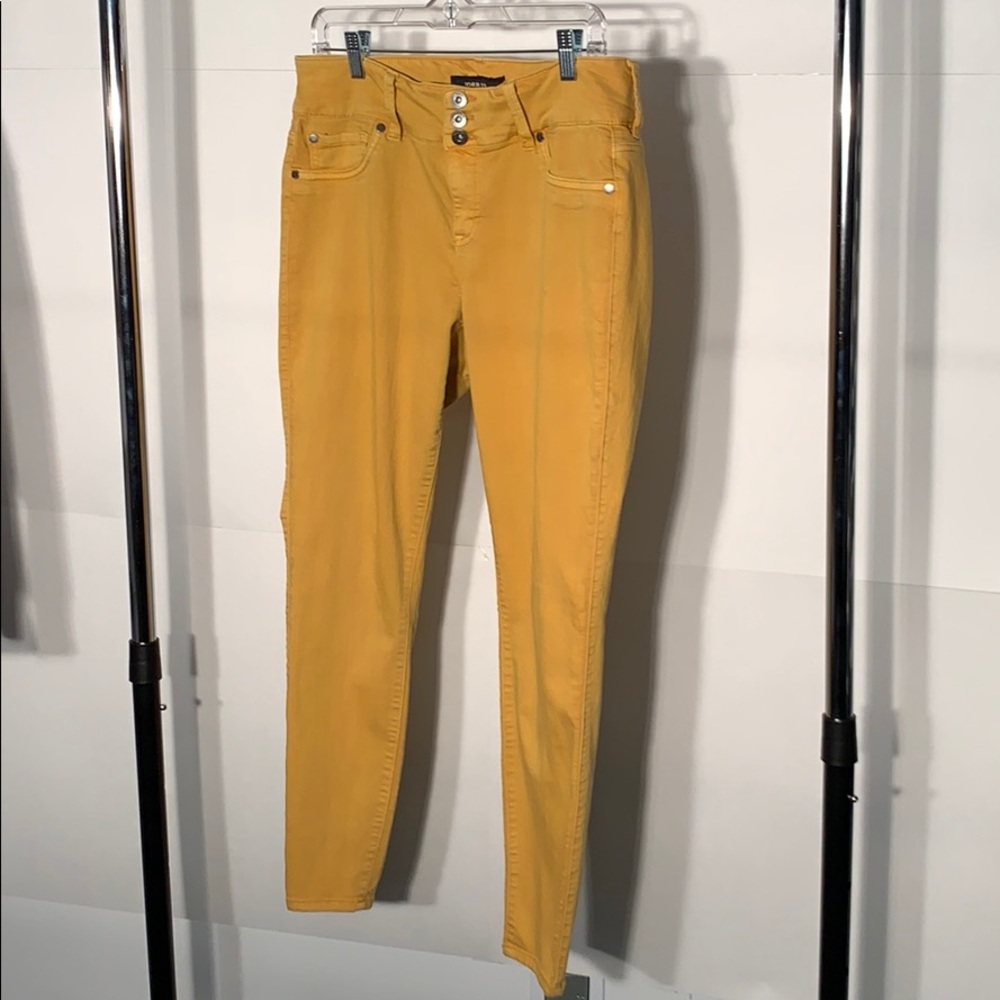 Torrid jeans mustered color.